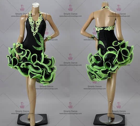 Latin Dance Dresses For Sale,Latin Costume For Female Black LD-SG1862