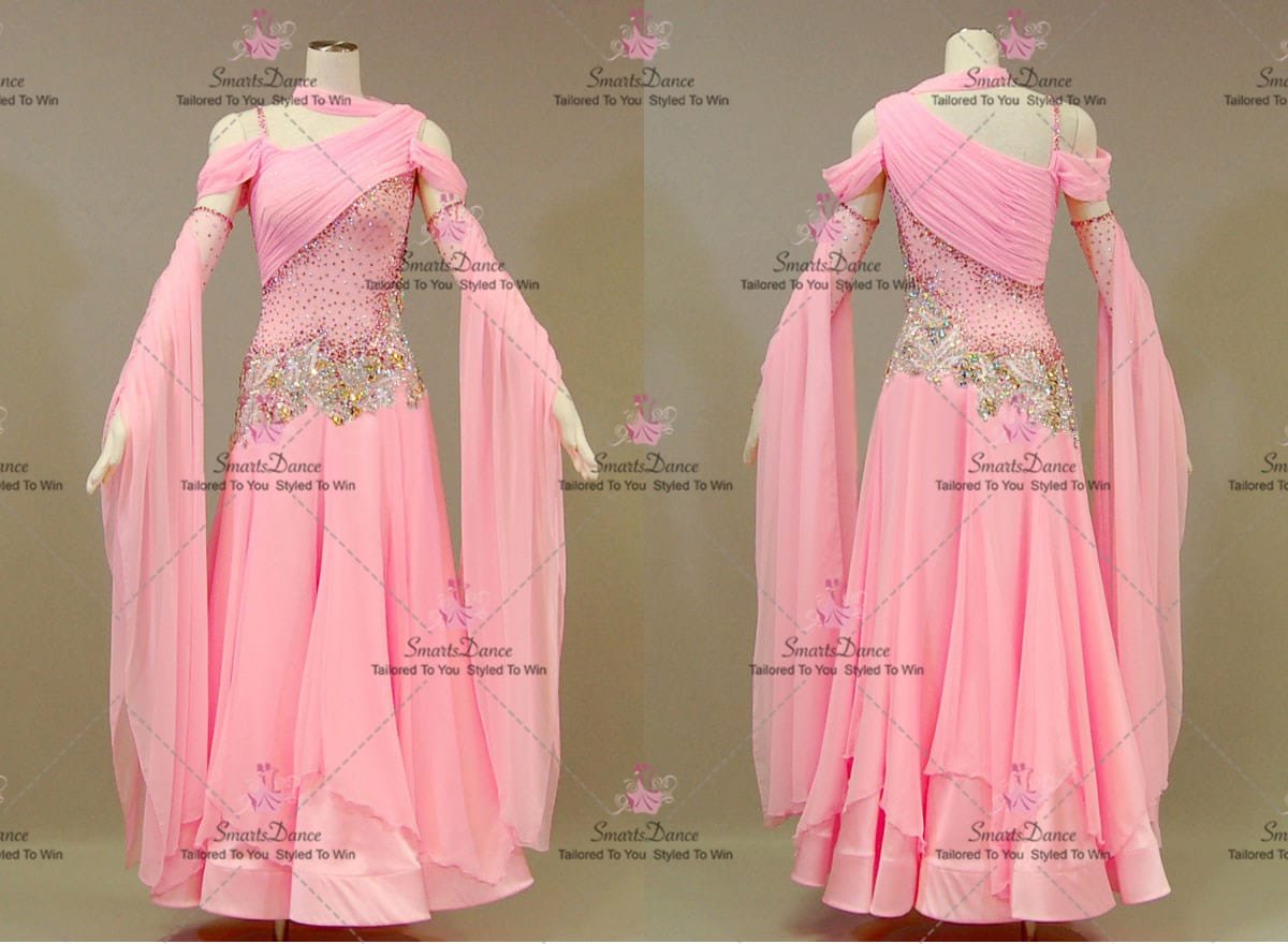Deep Pink Ballroom Dress-Paradise