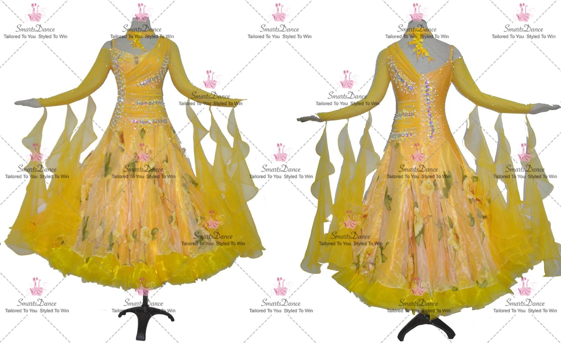 Tailor Made Satin Smooth Dresses For Dancing BD-SG4020