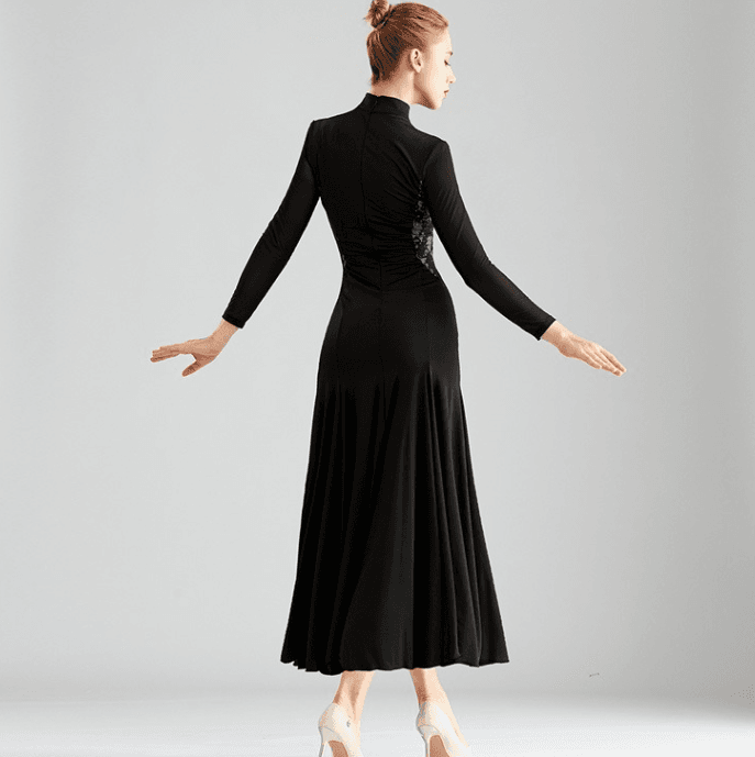 Black Ballroom Dance Skirts,Modern dance ballroom dancing skirts for women